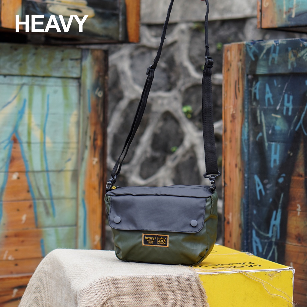 Heavy | Argle Tas Selempang Pria Premium Waterproof - Slingbag Heavy Water Repellent