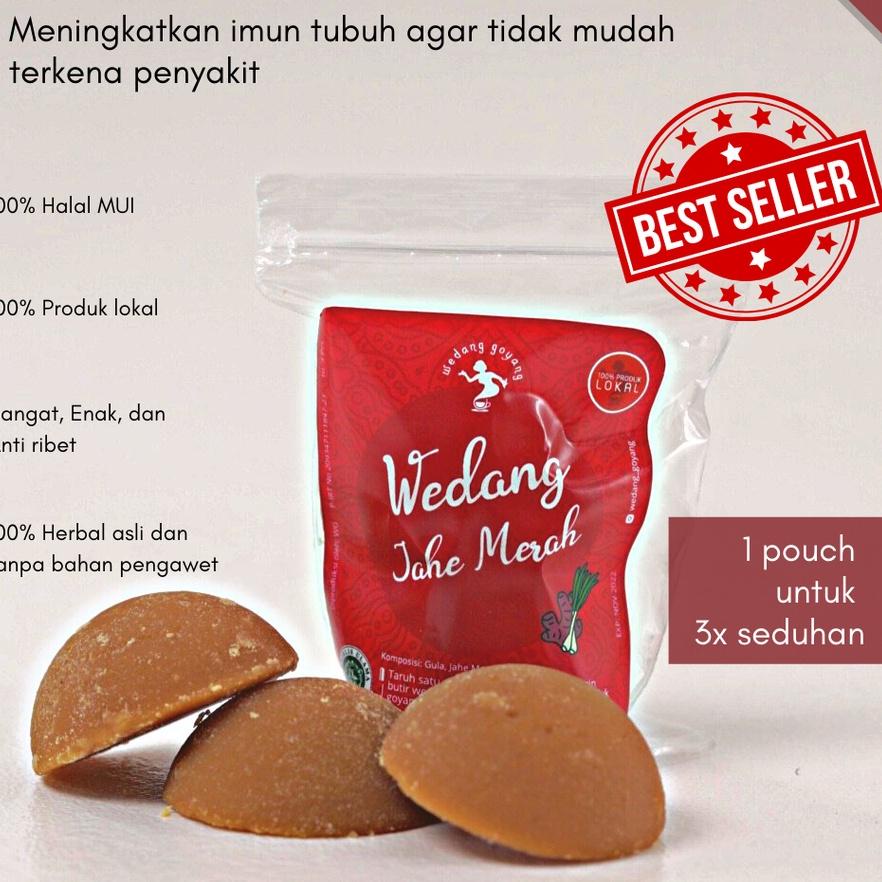 

▼ Wedang Goyang Jahe Merah Instan isi 5 pack / 15 seduhan ♚