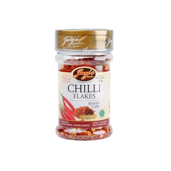 

JAYS CHILI FLAKES 45 GR
