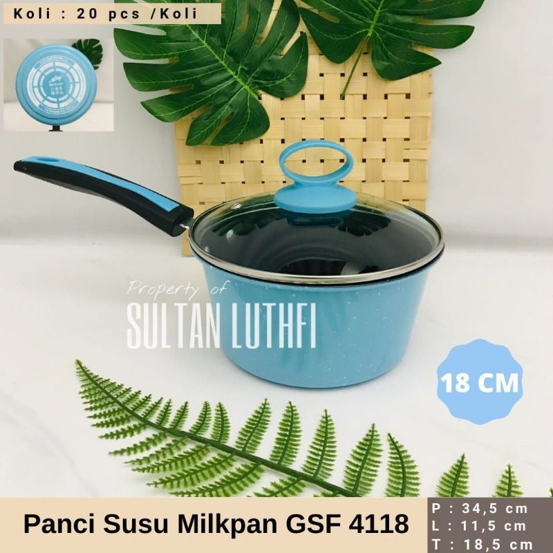 panci susu warna GSF tutup kaca panci susu tutup kaca warna saucepan warna saucepan gsf tutup kaca