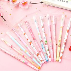 Pulpen gel karakter Anime dan Unicorn 1 pcs