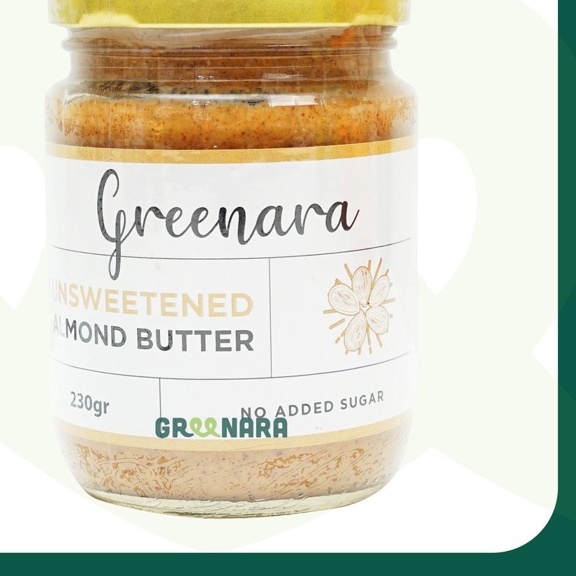 

✧ Greenara Homemade - Unsweetened Almond Butter / Selai Almond ✩
