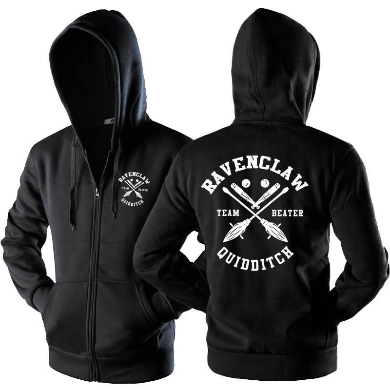 JAKET HOODIE ZIPPER HARRY POTTER RAVENCLAW HIGH QUALITY