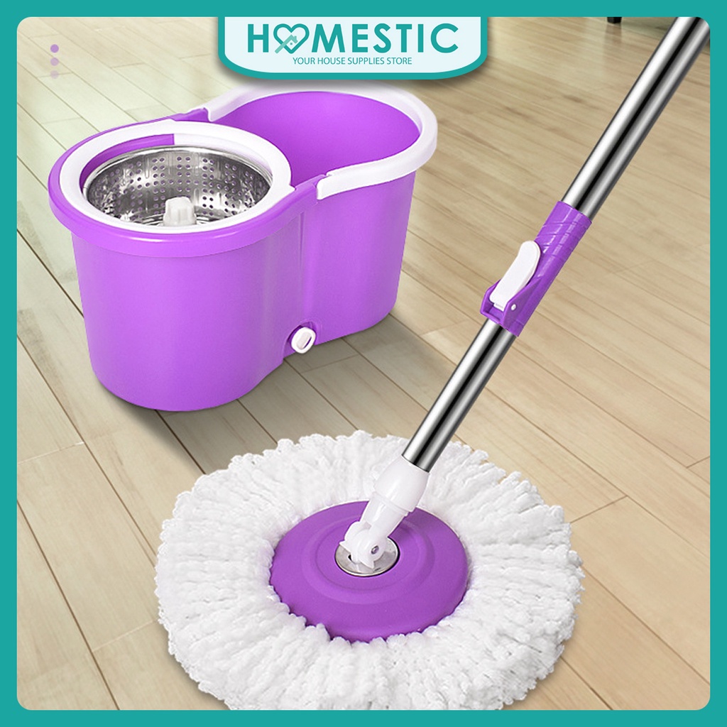 Alat Pel Lantai Pembersih Lantai Spin Mop Ultra