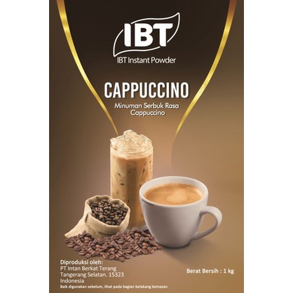 

✨NEW✨ -Bahan Minuman Bubuk Rasa Cappuccino Serbuk Instant IBT Drink Powder- 1.1.23