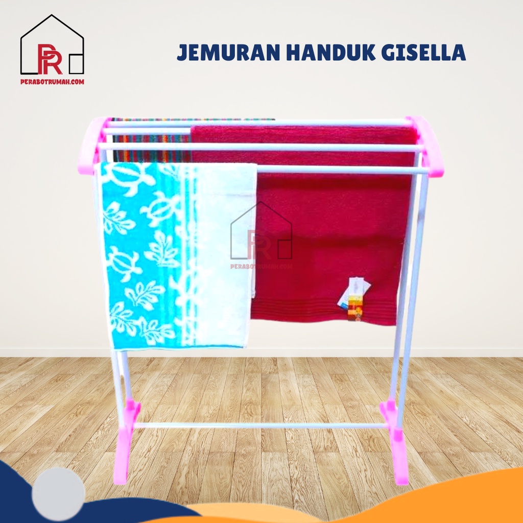 Jemuran Handuk Gisela Premium / Rak Jemuran Baju Stainless