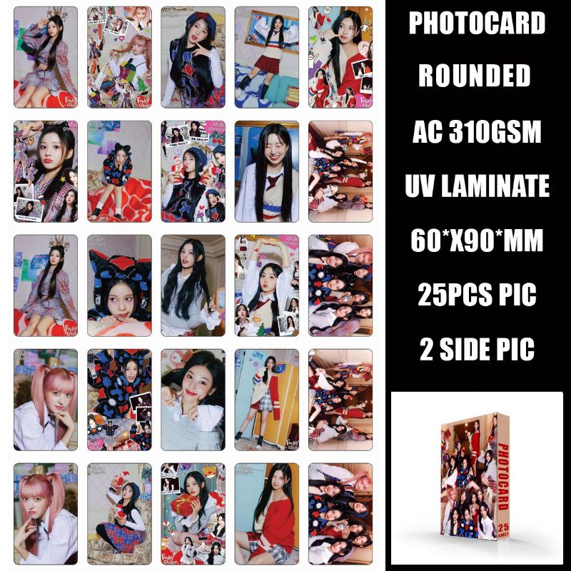 darurat.kpop - Photocard NMIXX dice funky glitter christmas concept