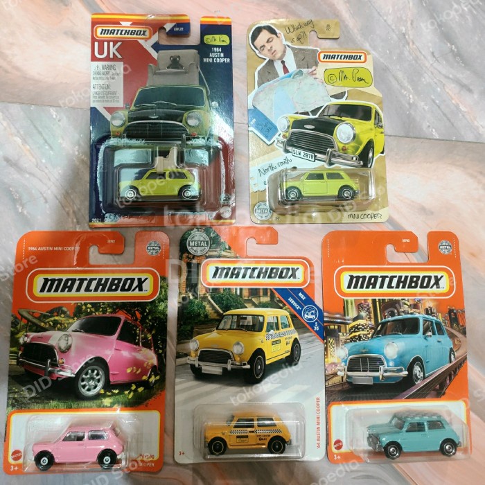 Terlaris Matchbox 1964 Austin Mini Cooper (Matchbox Mr Bean)