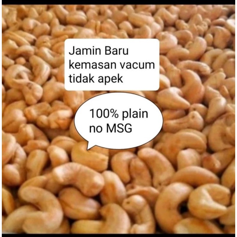 

Kacang Mede Super Oven Rasa Tawar no MSG /Panggang / Roasted Cashew 500gr