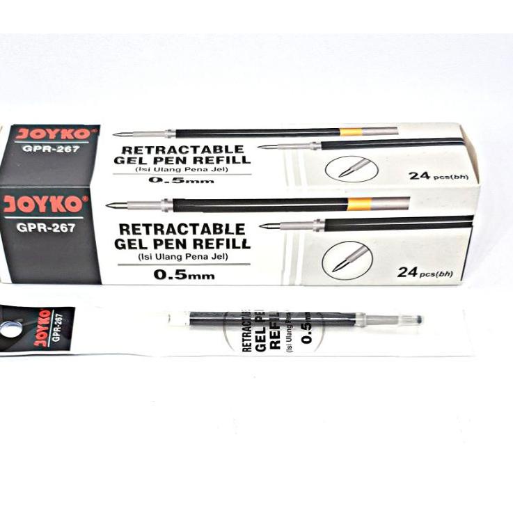 

Produsen ISI REFILL PULPEN GEL RETRACTABLE JOYKO GPR 267 - 1 PAK
