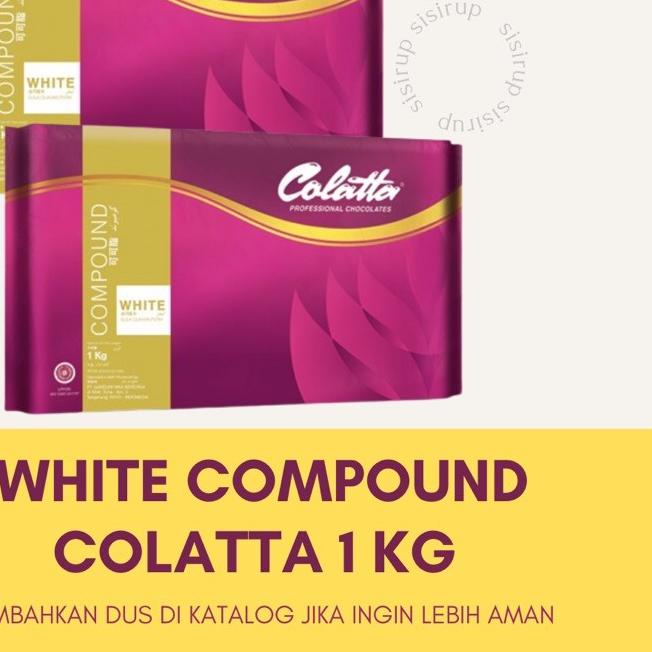 

✾ White Compound Colatta 1 KG / White Chocolate / Colatta ✷