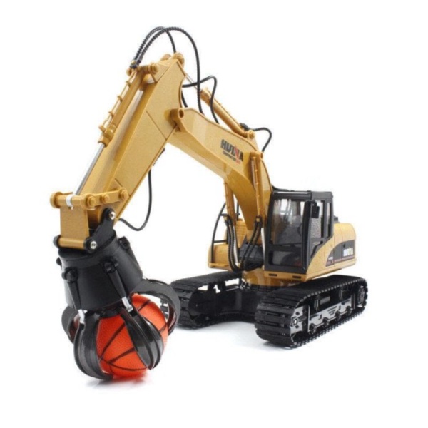 

Unik Huina 1571 RC Alat Berat Alloy Ball Grabber Truck 1/14 RTR - Huina 1571 Limited