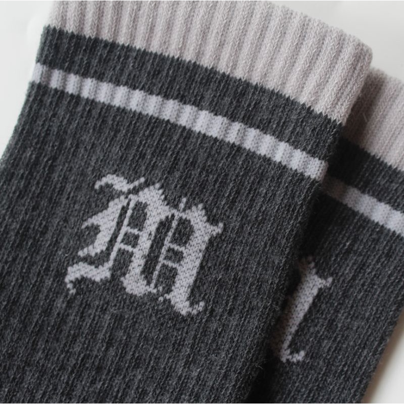 Mildness Kaos Kaki Mid-weight Crew Track Running Panjang