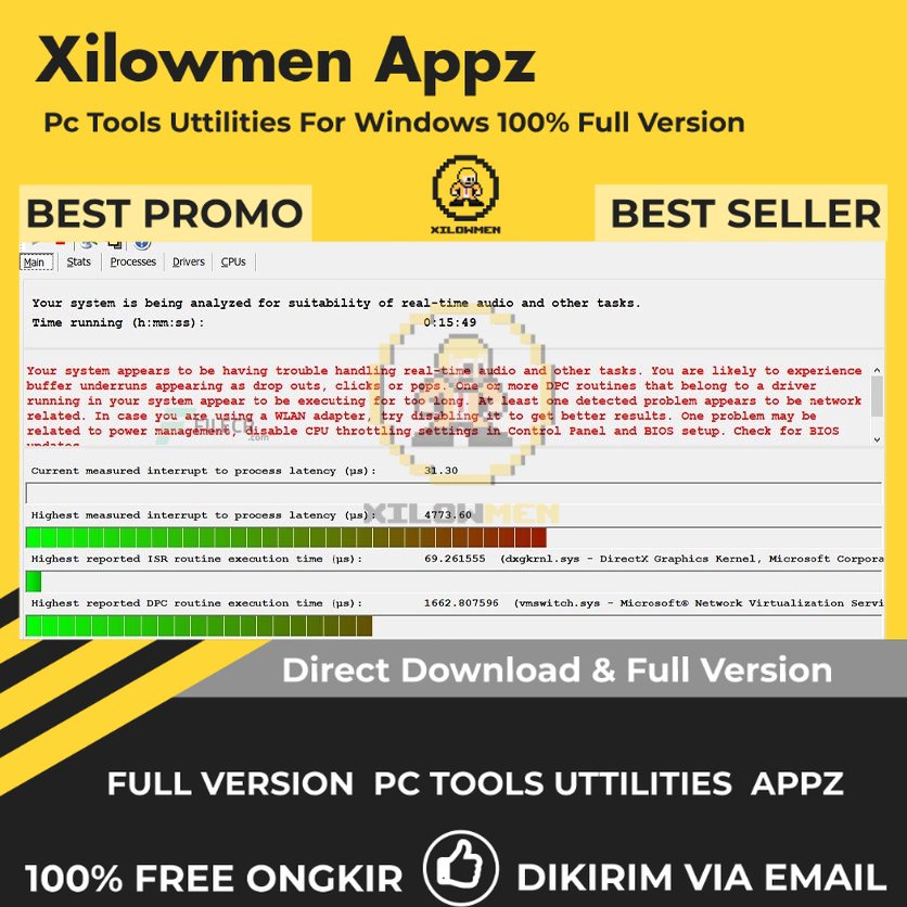 [Full Version] LatencyMon Pro PC Tools Software Utilities Lifetime Win OS