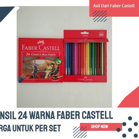 

Kejutan Menarik Pensil warna faber castell isi 24 CLASSIC