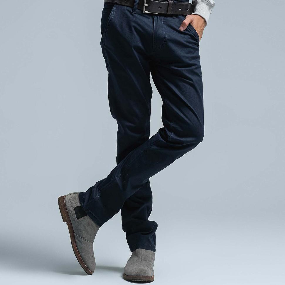MURAH BANGET JB Long Chino Basic Navy