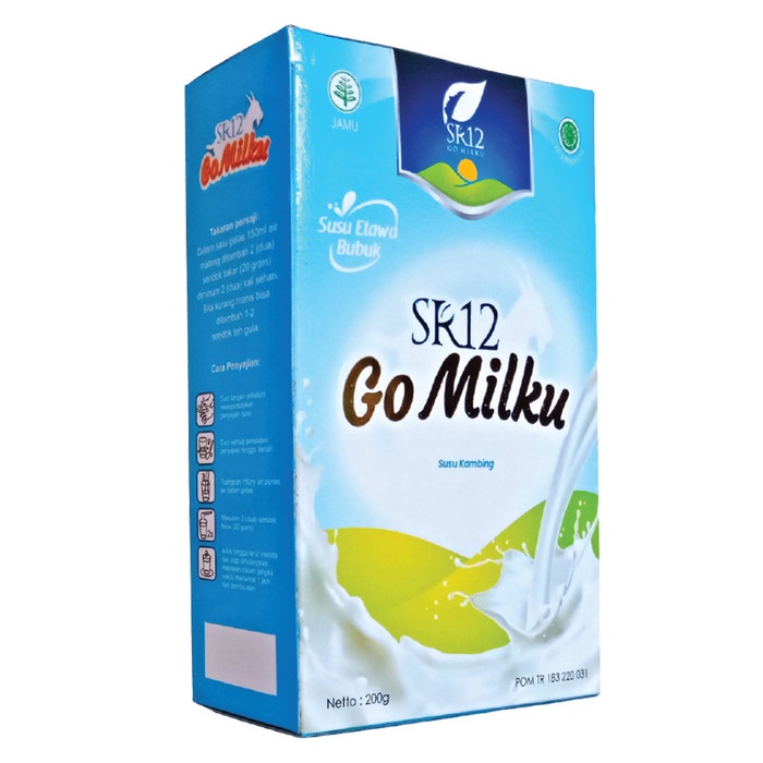 

[ COD ] TERLARIS!! GO MILKU susu kambing etawa - Original, 200gram