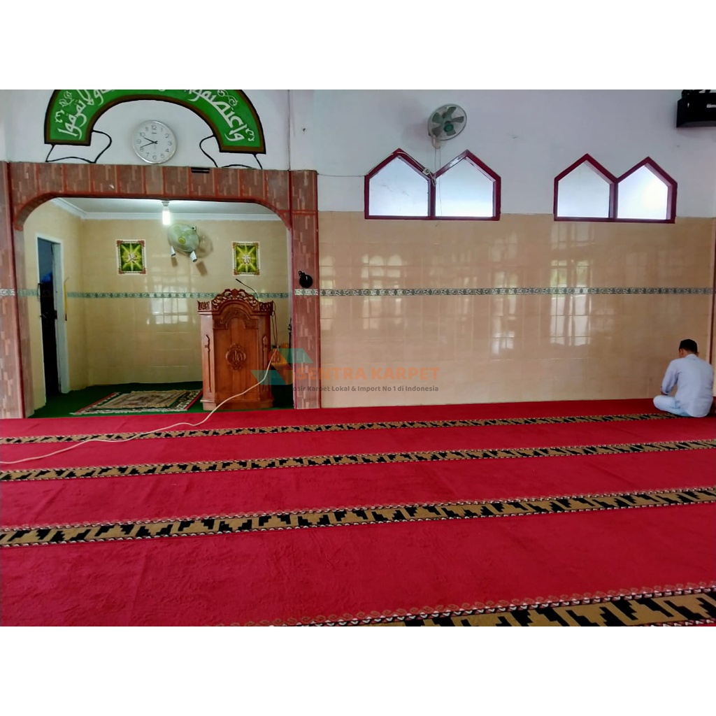 Karpet Masjid / Karpet Mushola - 1Roll  - Motif TAPIS | Premium Lokal | 1Roll