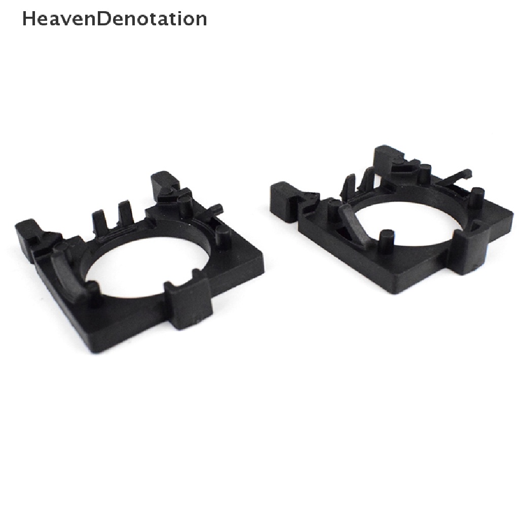 [HeavenDenotation] 2pcs H7 Dudukan Bohlam Headlight Adaptor Base Mobil Lampu LED Klip Penahan Soket Adaptor Car Base Headlight Booster Socket Connector HDV