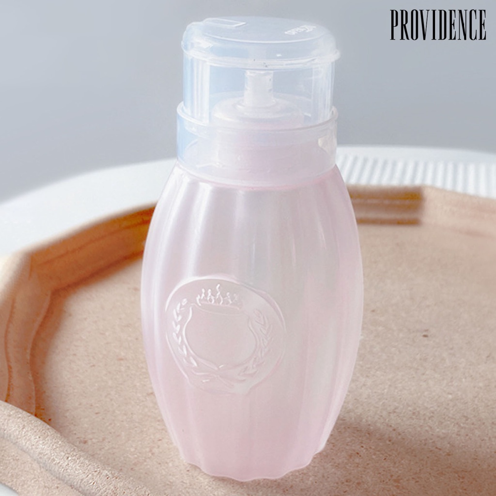 Providence 200ml Botol Travel Kapasitas Besar Tipe Tekan Dengan Kunci Anti Bocor Portabel Transparan Penghilang Kutek Botol Isi Ulang Perlengkapan Rumah