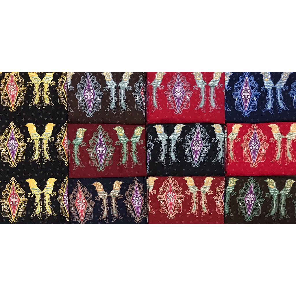 Batik Papua Khas Papua Motif Burung Cendrawasih Tulis Kombinasi Cap