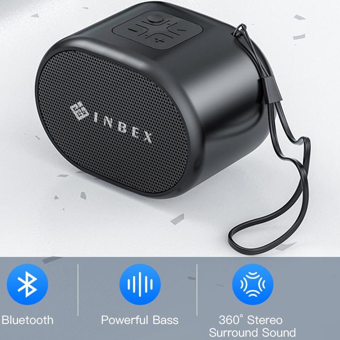 Terjangkau INBEX Mini Bluetooth Speaker/Portable Wireless Speaker with HD Sound/18-Hour Playtime
