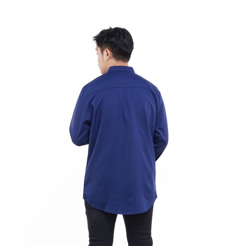 KEMEJA / BAJU KOKO FRIDAY KILLER JUMBO SIZE | GRAIL ALL NAVY LONGSLEEVE