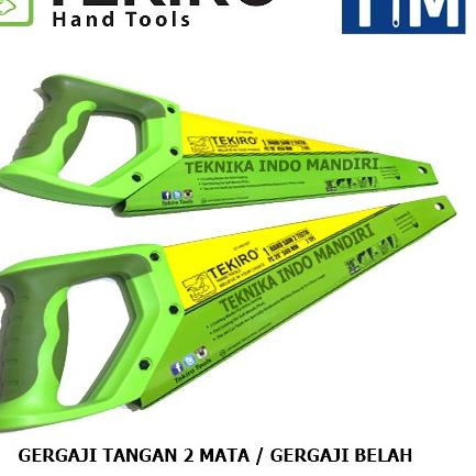 ◊ TEKIRO Gergaji Tangan 2 Mata / Gergaji Belah ♟