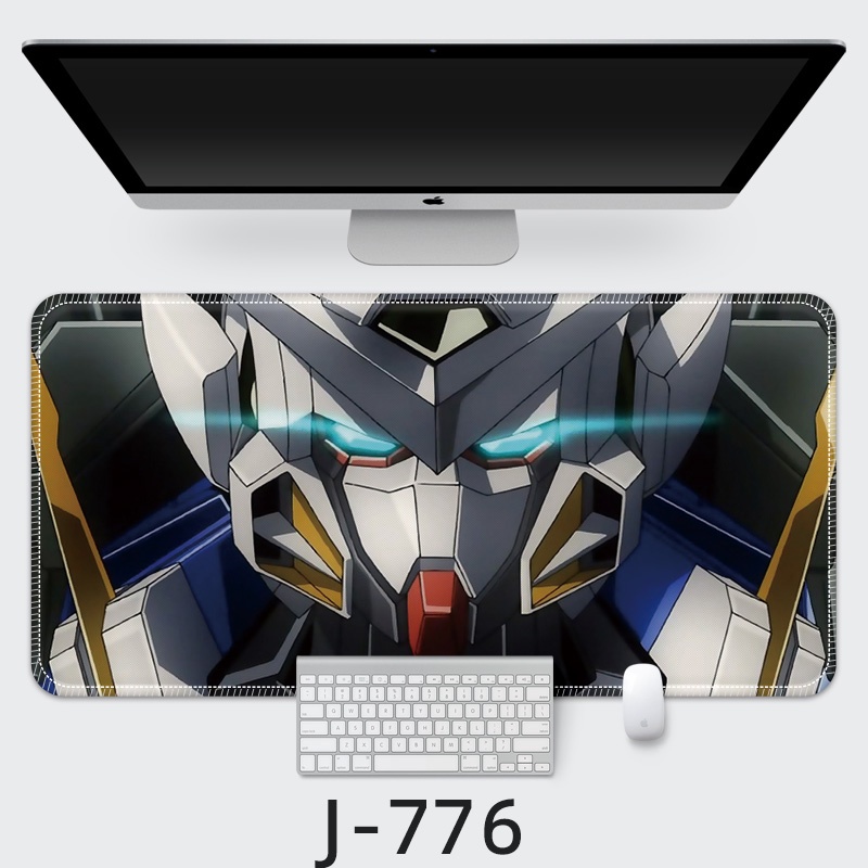 Gundam Oversized Mouse Pad Kantor Cowok Cewek Keren Kartun Ukuran Besar Alas Meja Komputer Notebook Keyboard Pad