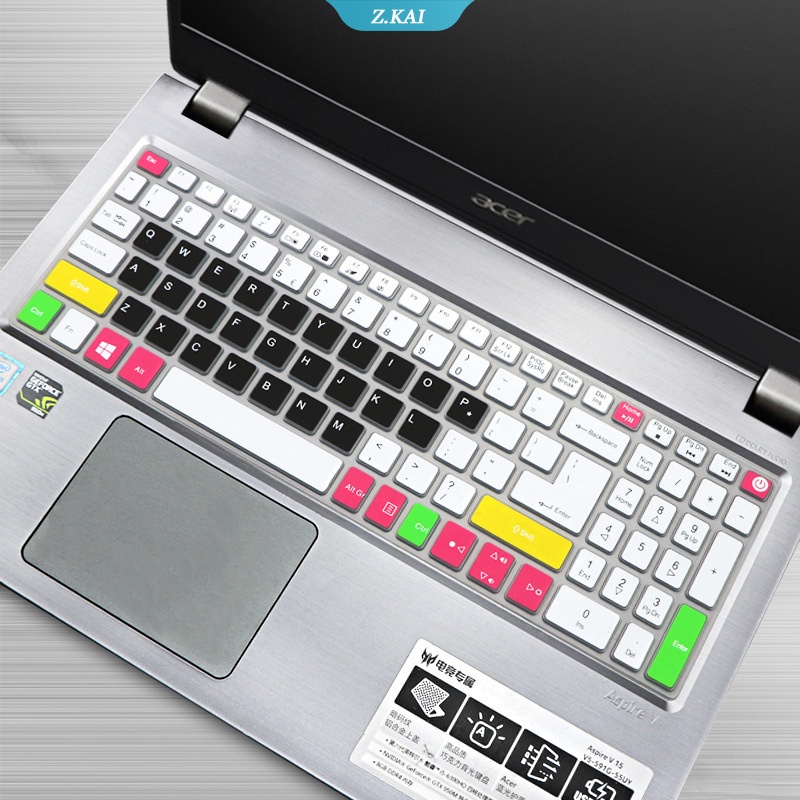 Skin Pelindung Keyboard Laptop Acer Aspire E15 E5-576 E5576 V3 V15 E5-553G/575G/Aspire3 57 Series 15.6-inch [ZK]