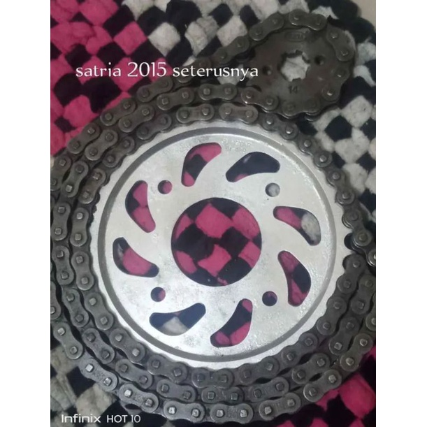 gear motor Suzuki Satria Fu original copotan siap pakai