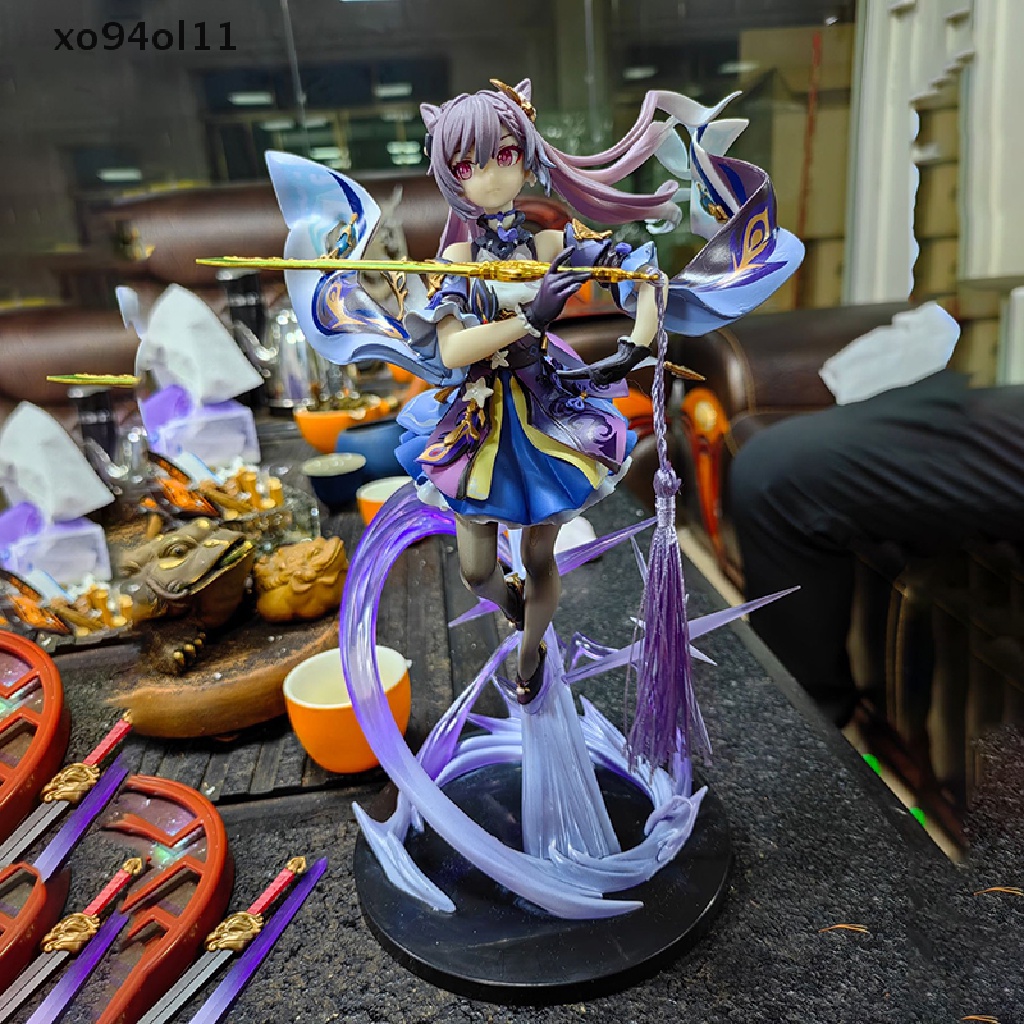 Xo 26cm Genshin Impact Anime Figure Keli Keqing Action Figure Collection Model OL