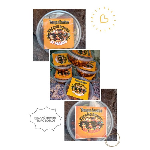

camilan kacang bumbu pedas manis