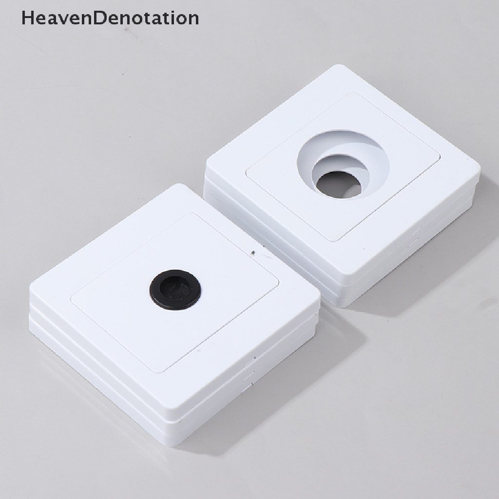 [HeavenDenotation] Stop Kontak Kabel Dengan Pad Karet Dinding Blank Panel With Outlet Hole Penutup Hias HDV