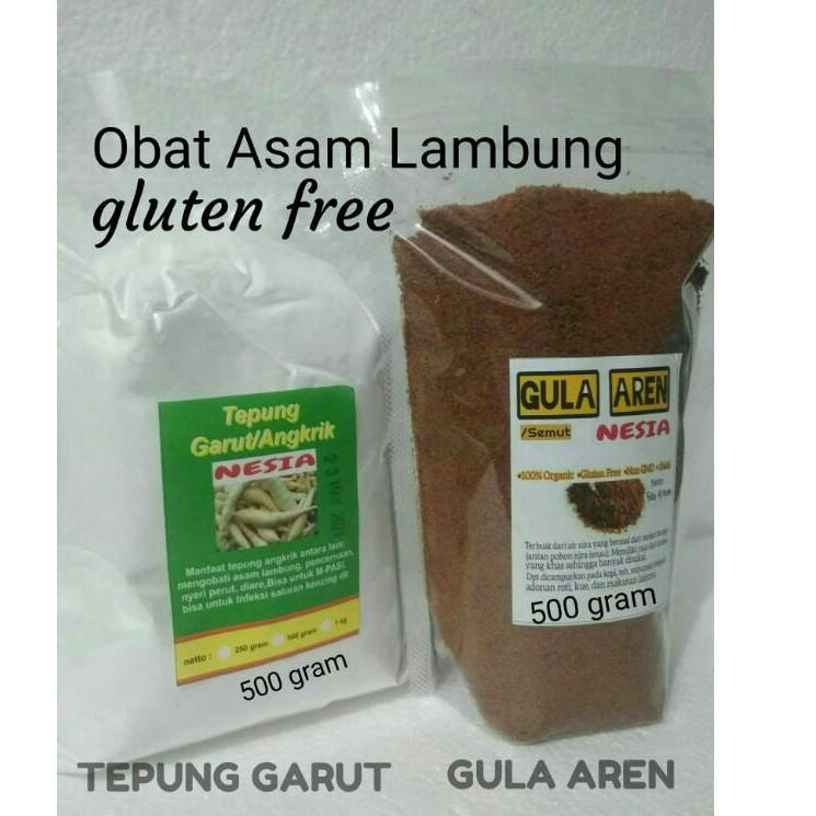 

℮ (READY) Paket Tepung garut dan Gula Aren 500 gr dan 500 gr ۞