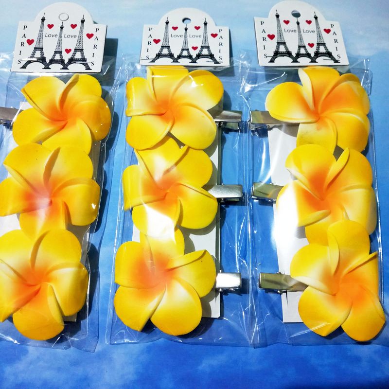 Pita Jepit Bali rambut anak bunga Flowers warna warni cantik