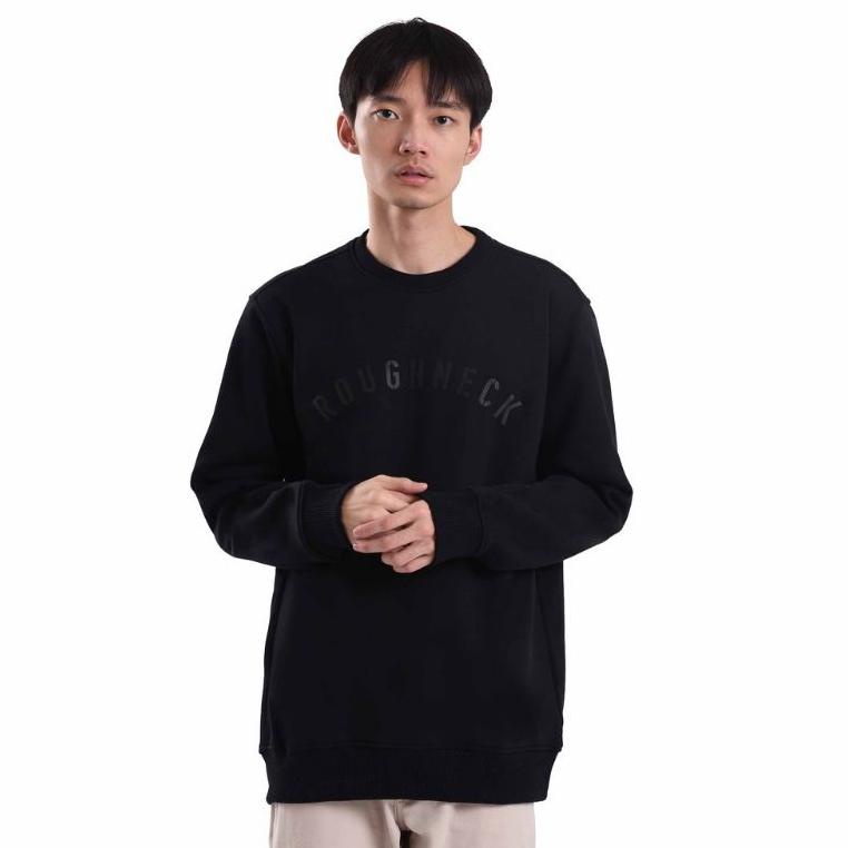 Booming Roughneck SS212 Black SUltra Black Sweatshirt / crewneck roughneck / sweater roughneck / jak