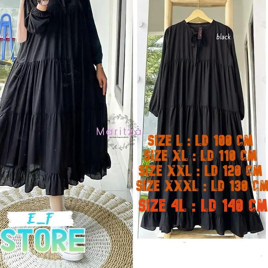 [COD] Midi Dress Tunik TerSojin Midi Dress Jumbo LD 120 Cm // Rachel Midi Dress // Gamis Wanita Keki