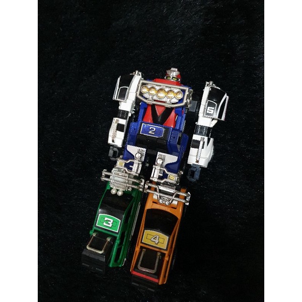 deluxe power rangers turbo megazord rv robo megazord zord gekisou sentai Carranger
