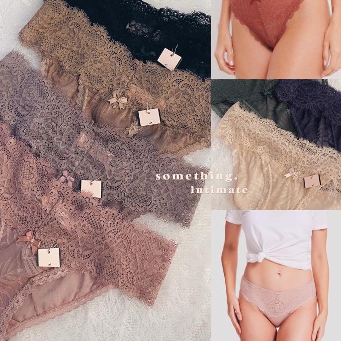 MALL VS THE LACIE SOLANGE Floral Lace Panty Underwear / Sexy Panties Lingerie Semi Thong Gstring Vic