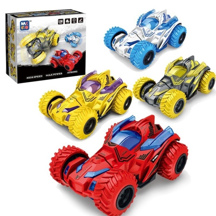 BAROKAH GAMIS EXTREM CAR 360 / CARS MONSTER TRUCK TURNABLE HEAD VEHICLES