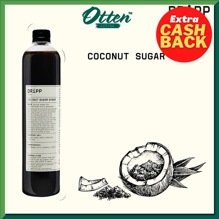 

DRiPP - Syrup Coconut Sugar 760ml - Sirup Minuman Rasa Coconut Sugar