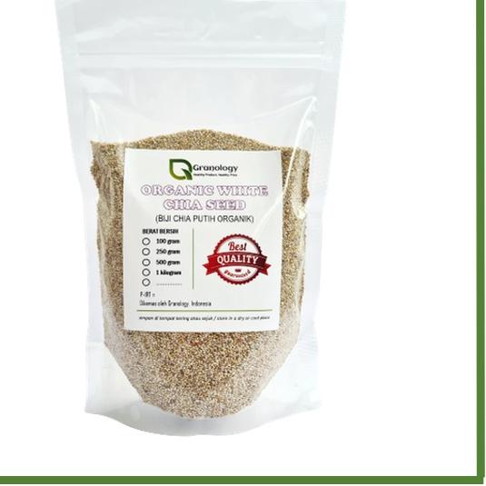 

♥ Organic White Chia Seed Peru (500 gram) by Granology ➸