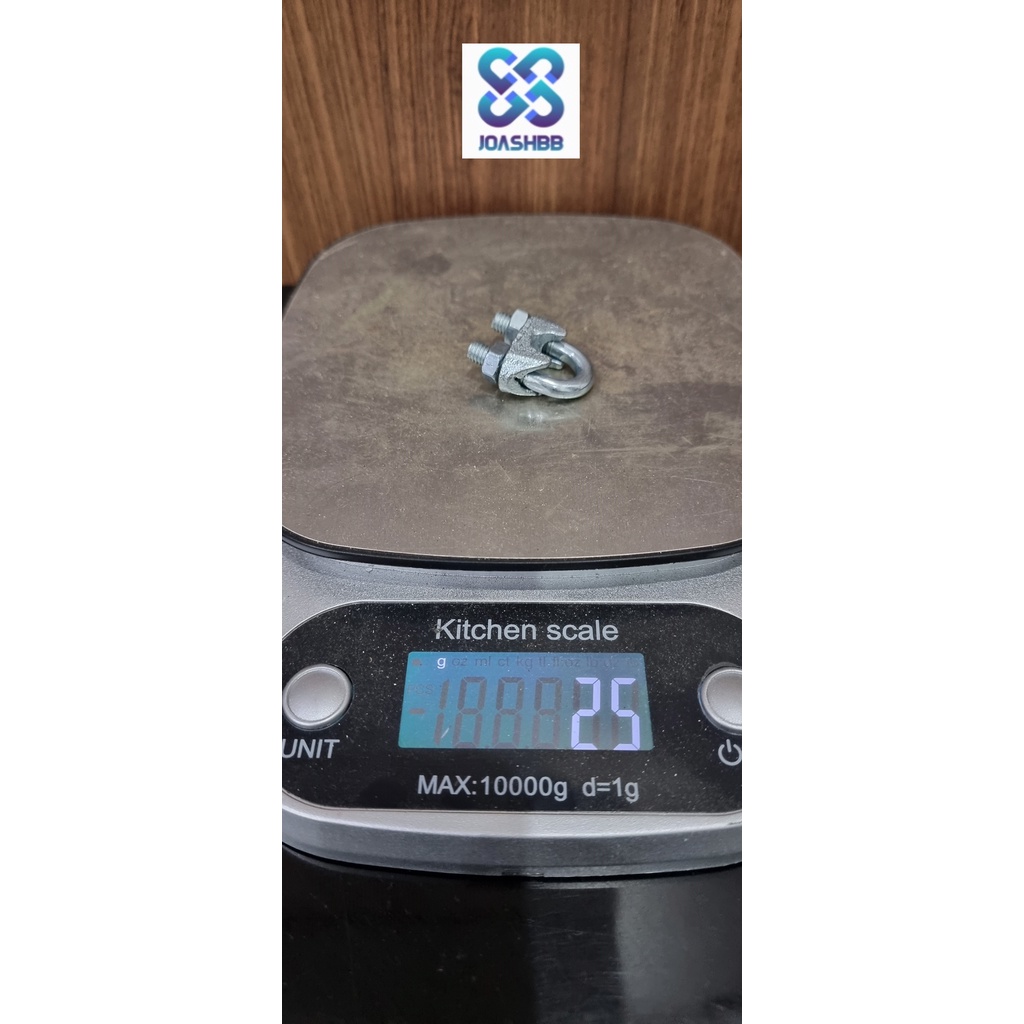 Klem Sling Baja 8mm (5/16&quot;) /Span Sekrup /kuku macan /klem kabel baja /wire rope claim