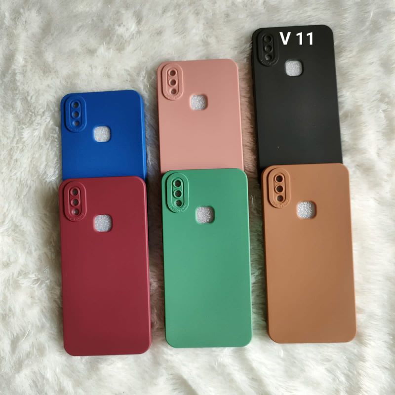 Softcase macaron pro camera for vivo V11