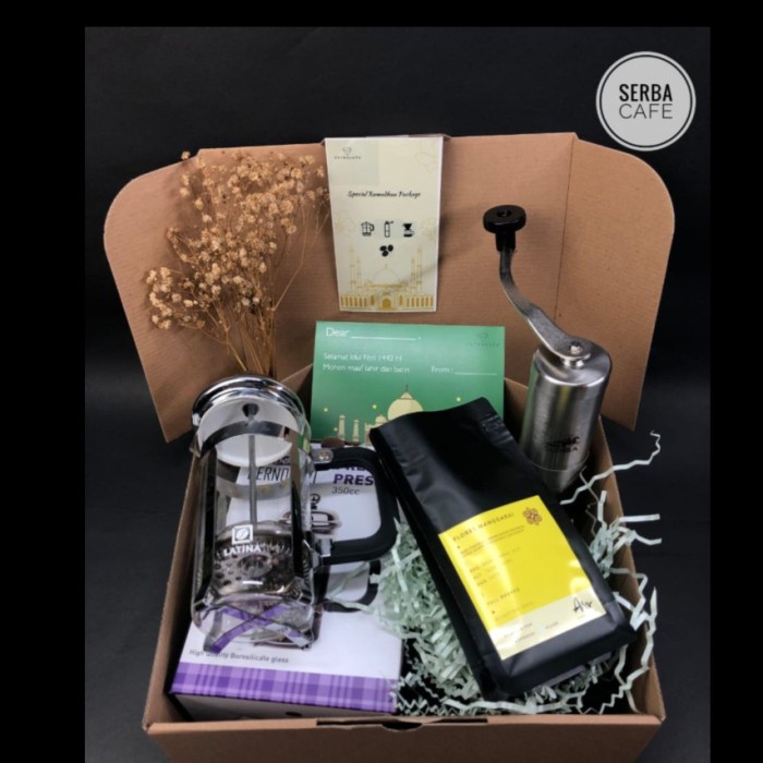 

Hampers Lebaran Spesial 3 (French Press+Kopi+Grinder)
