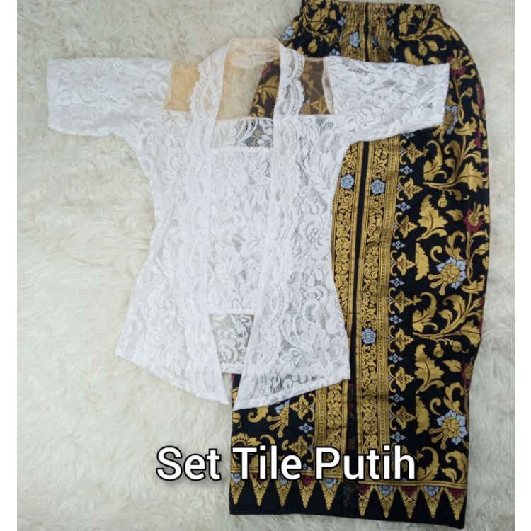 Setelan Kebaya Brukat Wanita Modern Setelan Kebaya Wanita Stelan Kebaya Tille / Kebaya Tile Modern