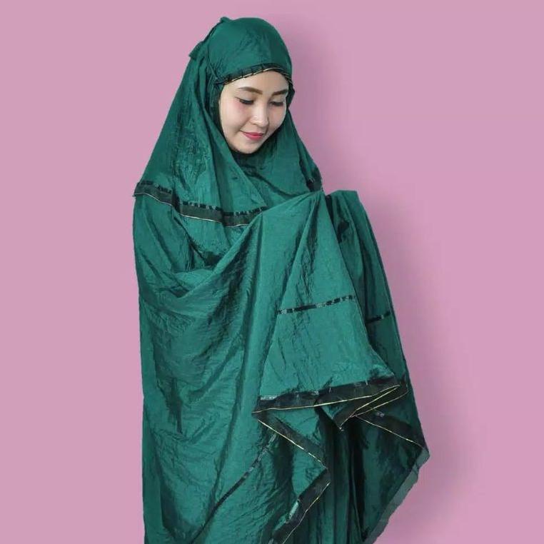 Harga Spesial MUKENA PARASUT LOUFIE JUMBO || MUKENA TRAVELING LOUFIE