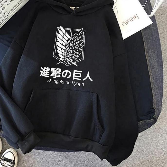 ← SWEATER HOODIE JAKET SINGEKI OVERSIZE SIZE M. | HOODIE OVERSIZE ANIME KYOJIN SINGEKI ♢