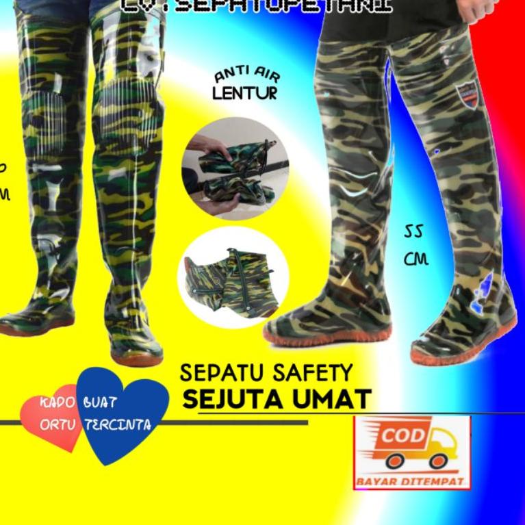 New Sale Sepatu Boot Boots But Pria Wanita Dewasa Sawah Petani Nelayan Kebun RaTambak Mancing Kebun 